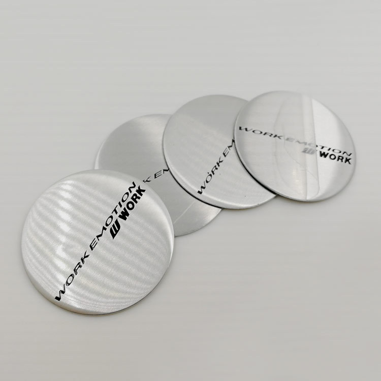 Modified Work Wheel Hub Stickers 45mm 50mm 56.5mm Car Wheel Hub Decals Aluminum Alloy Car Stickers Aluminum Logo