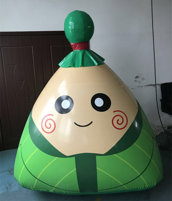 端午节充气卡通粽子模型 闭气粽子气模 端午节装饰广告气模卡通