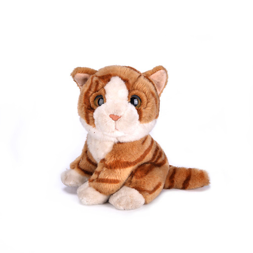 Source simulation cute cat combination plush toy pet plush toy cute pet kitten figure children's gift