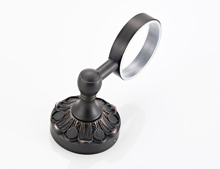 全铜卫浴五金挂件源头厂家批发漱口杯收纳架K6118