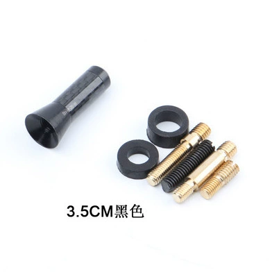 3.5 sm modifikasiya edilmiş metal karbon lifli avtomobil dekorativ antenası