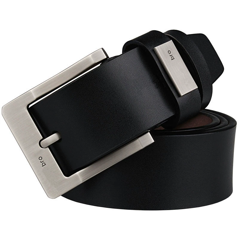 Leather long belt, genuine leather, plus size, simple and elegant design
