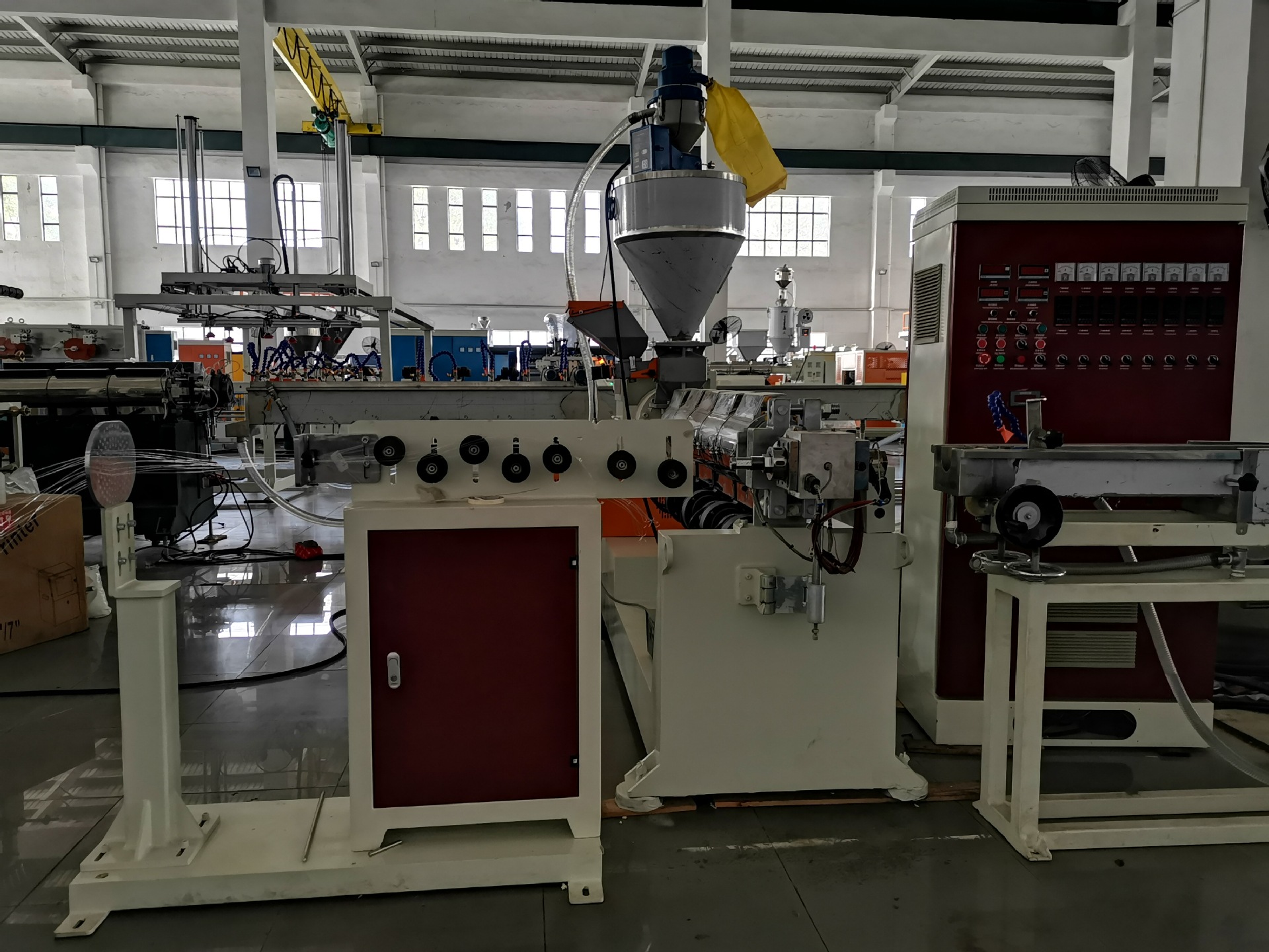 厂家直销共挤光纤包覆设备押出生产线