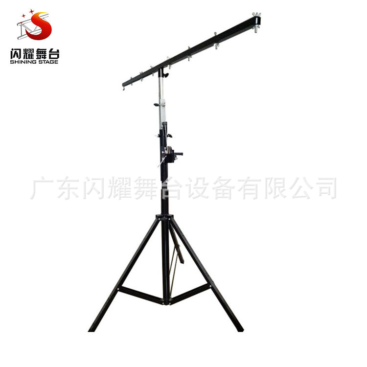 4米 手摇移动挂灯支架 可调式移动支架 功能型三脚架 手摇灯架