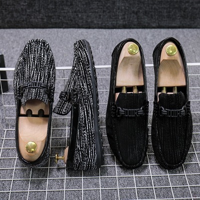 2021新款豆豆鞋男韩版潮流男鞋皮鞋休闲外贸驾车鞋社会小伙鞋|ru