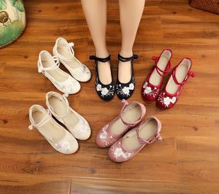 �F���\��--��ɫ�̽�С���赸Ů��Ь�����¿Ь