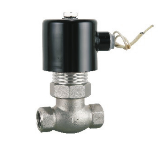 HYB11H不锈钢高温电磁阀 常闭内螺纹直动活塞式电磁阀