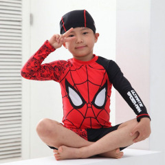 Children's swimsuits, boys' split swimming trunks suit, boys' medium and large children's long-sleeved swimsuits, teenagers' sun protection swimming equipment