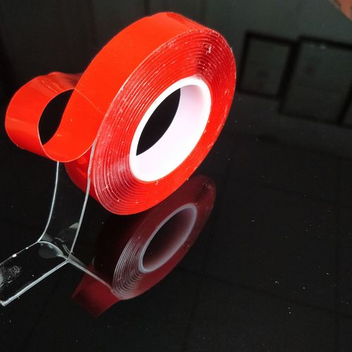 Nail Polish Remover Washable Red Film Acrylic Double-Sided Strong Red Transparent Traceless Waterproof Tape Tape Nano