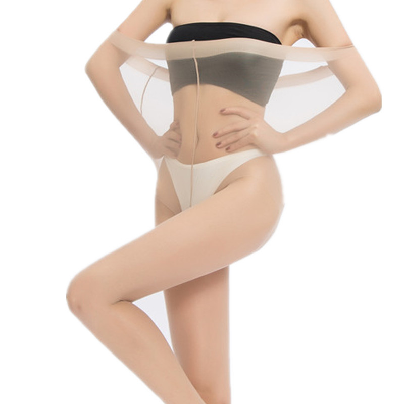 Más tamaño ultra delgado medias Chubby Girl extra grande doble entrepierna verano sexy pantimedias mujer carne color alargado grasa