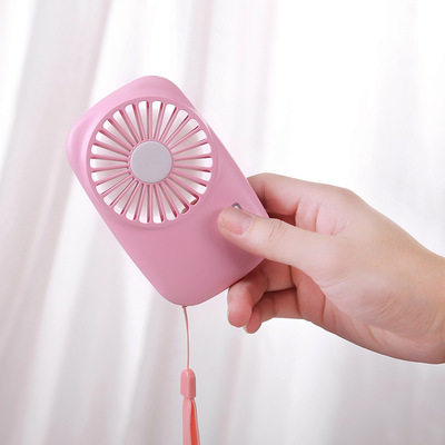 马卡龙色超薄照相机迷你风扇手持小电扇电池充电usb桌面静音风扇