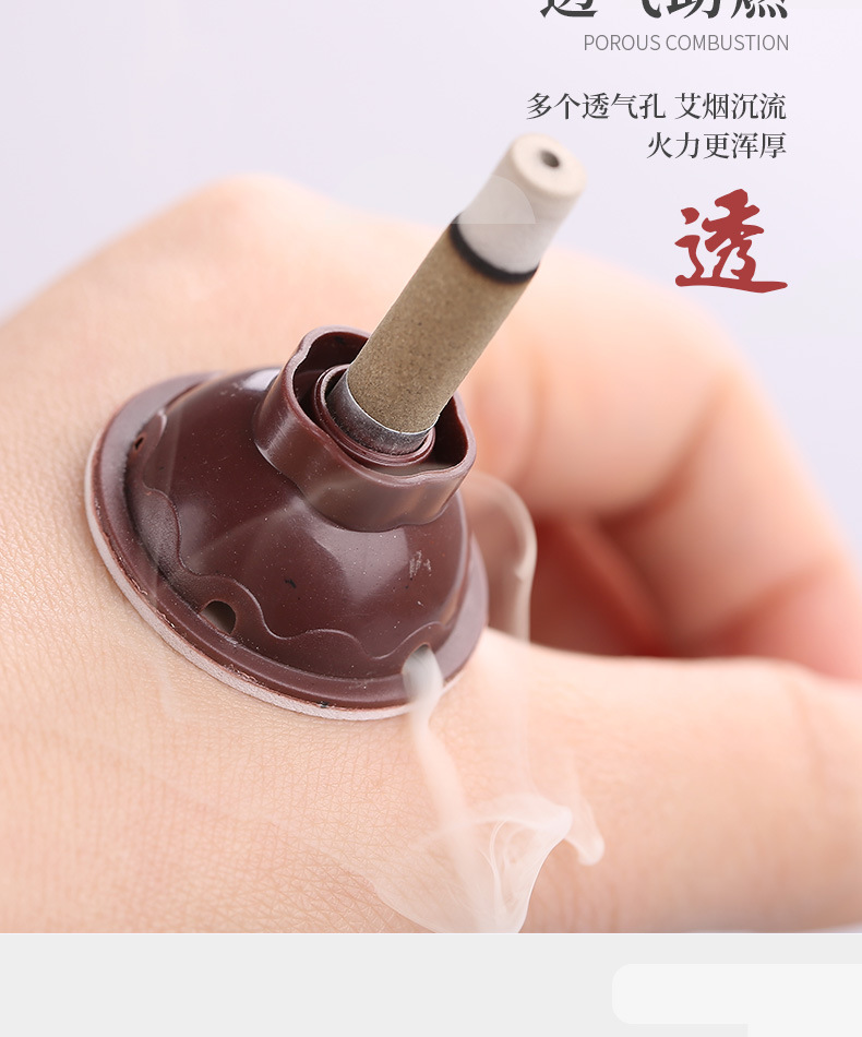 Five-Year Aged Moxa Sticker Ai Tie Warming Herbal Patch Gift Box 60 Pcs Portable Full Body Soothing Use preparation