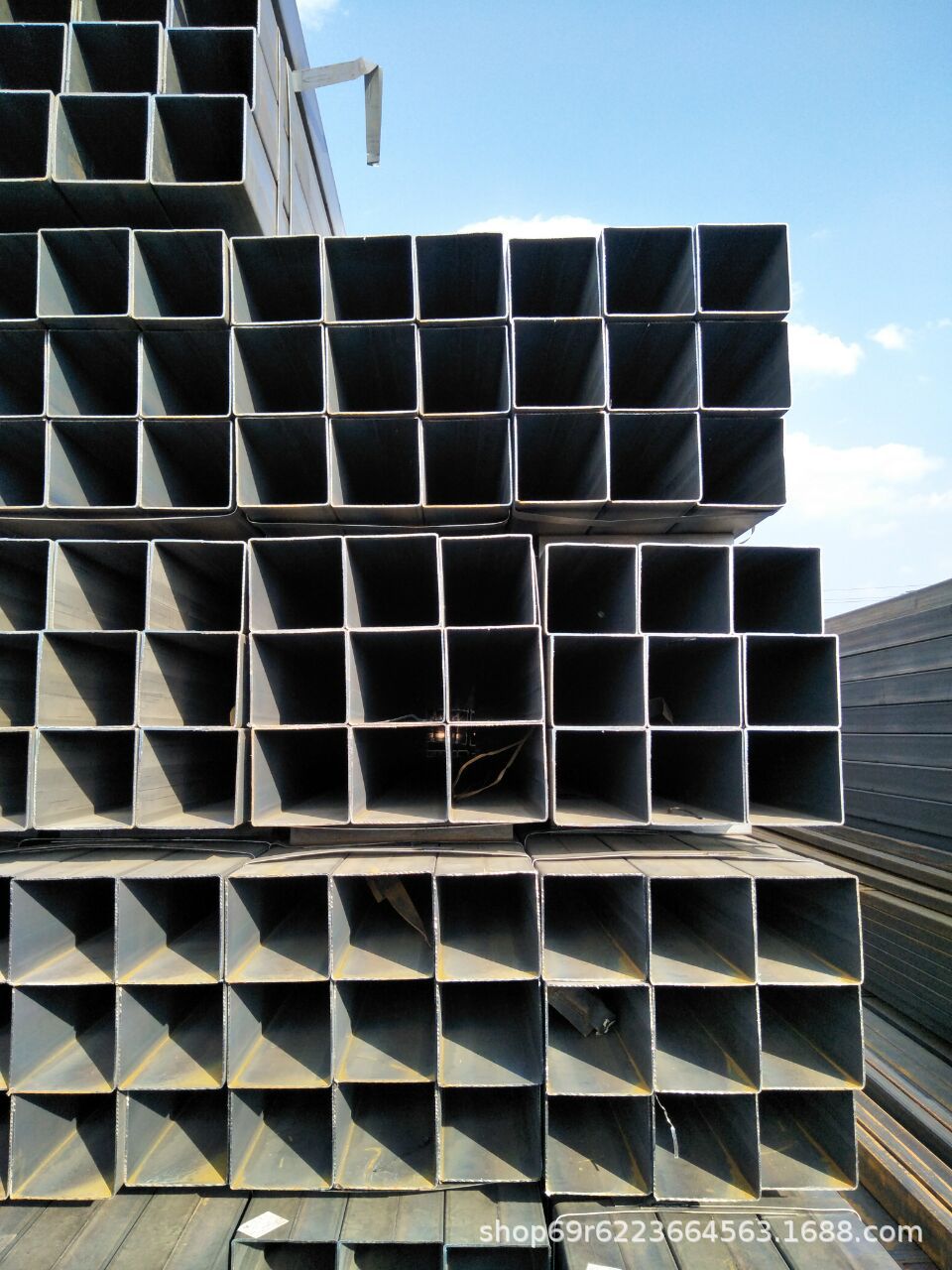 云南昆明 Q235B焊接方钢 建筑电梯 立柱方管 200X200X8X6000mm-阿里巴巴