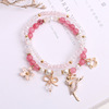Cute crystal bracelet, Korean style, simple and elegant design