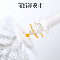 茶花馬桶刷套裝廁所刷清潔刷無死角馬桶刷子衛生間長柄刷日用百貨