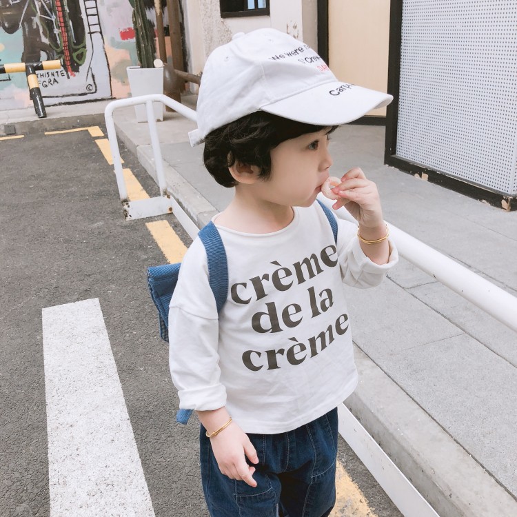 Baby Boy spring clothes new pattern baby T-shirt girl jacket children Long sleeve T-shirt Easy leisure time