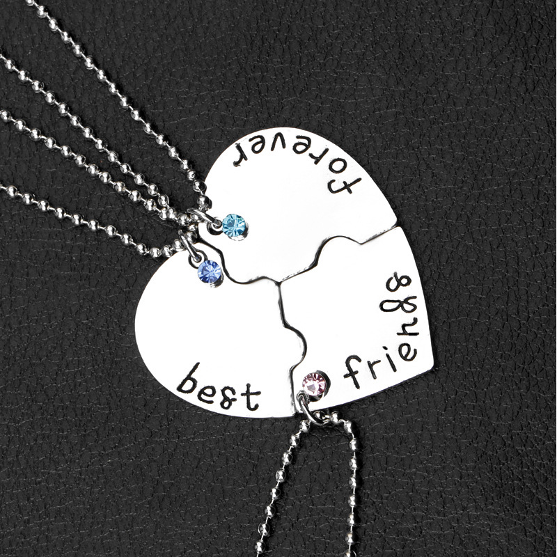Three-piece Best Friends Forever necklace