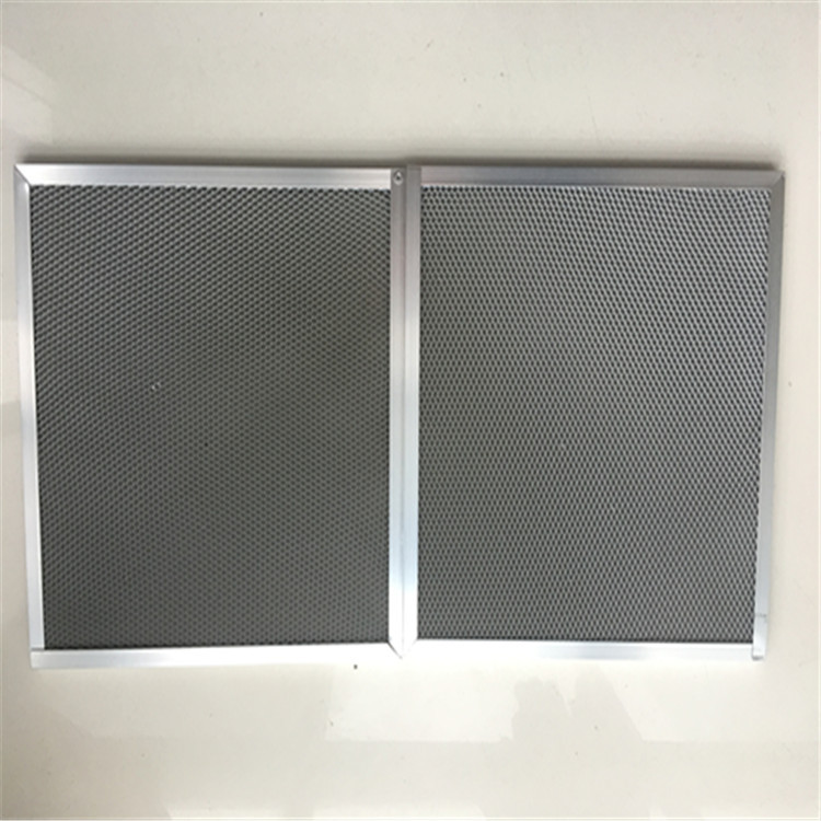 光触媒铝基网UV光解二氧化钛光催化板工厂车间空气净化过滤网