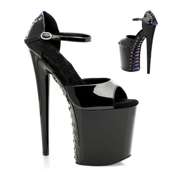 20cm high heel nightclub sandals