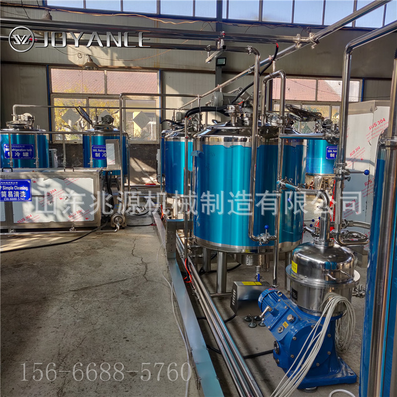 提供酸奶发酵罐 小型新鲜酸奶加工设备 酸奶加工成套设备厂家供应