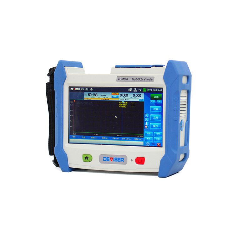 Tianjin deli AE3100CP-1 three-wavelength OTDR optical fiber time domain reflectometer portable optical time domain reflectometer