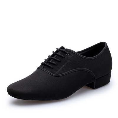 Men's ballroom latin dance shoes canvas clothing breathable men's Square Dance social dance national standard tango waltz dance shoes