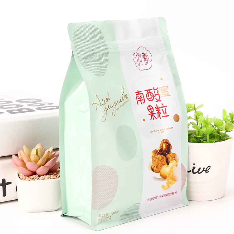 自立自封食品包装袋定 做 复合防潮坚果袋 可定 制镀铝箔袋