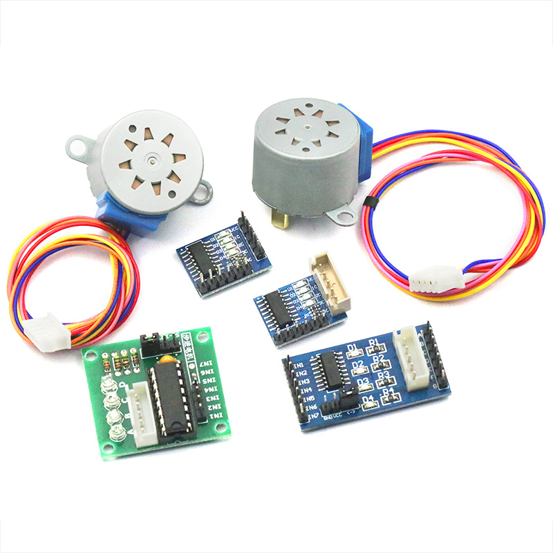 步进电机28BYJ4+ULN2003驱动板4相5线 5V12V步进电机减速