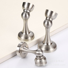 Stainless steel door stopper for home anti-rust, bathroom door wall magnet, thickened door stopper, magnetic door bumper