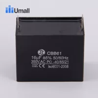 16UF CBB61 350V 450V стартовый конденсатор 16 μF квадратный пластиковый имеет угол