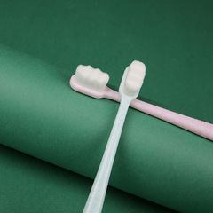 絨感波浪小頭牙刷孕婦月子牙刷細軟毛單支裝雲柔萬毛牙刷廠家批發