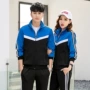 中学生拼色无内秋季跑步服