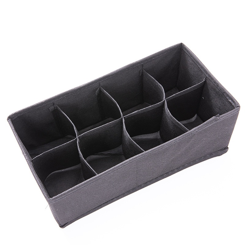 Naxin plegable caja de almacenamiento de tela no tejida de cuatro piezas de tela ropa interior sujetador calcetines cajón de almacenamiento caja de organización