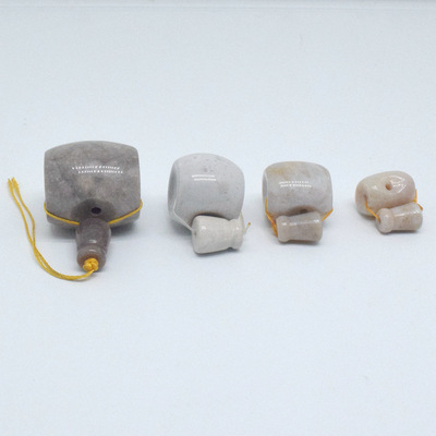 菊花石天然石三通佛头手链饰品配件 手链半成品散珠饰品材料批发|ru