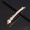 Hairgrip from pearl, woven hair accessory handmade with bow, European style, simple and elegant design, knit yourself