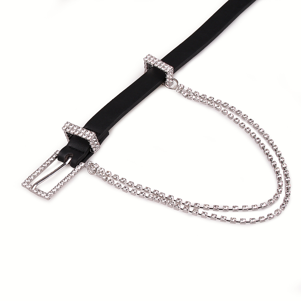 Casual Solid Color Pu Leather Alloy Women's Leather Belts display picture 3