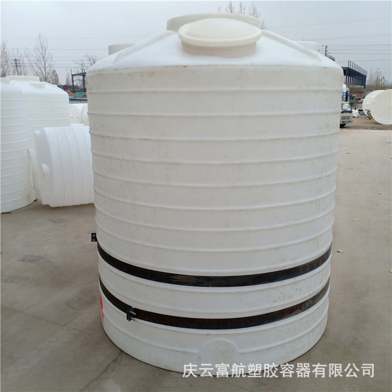 河南省许昌市立式5方纯水塑料桶 5吨水处理配套塑料罐现货