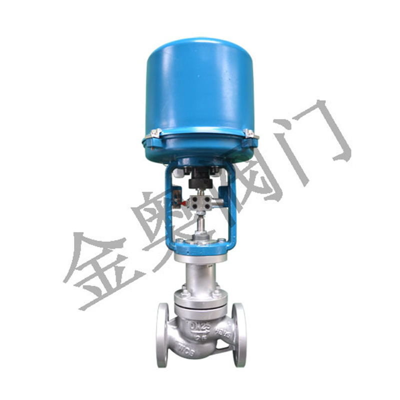 荐 可批发电动直通单座调节阀 单向电子带手轮硬密封型调节阀