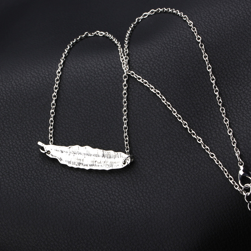 New fashion Harry Potter mantra feather necklace yiwu nihaojewelry wholesale