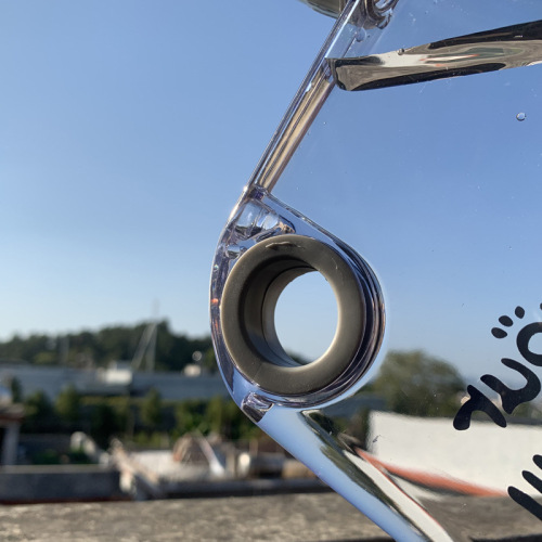 A5 frosted plastic water cup simple square transparent flat kettle custom printed logo advertising printed gift cup