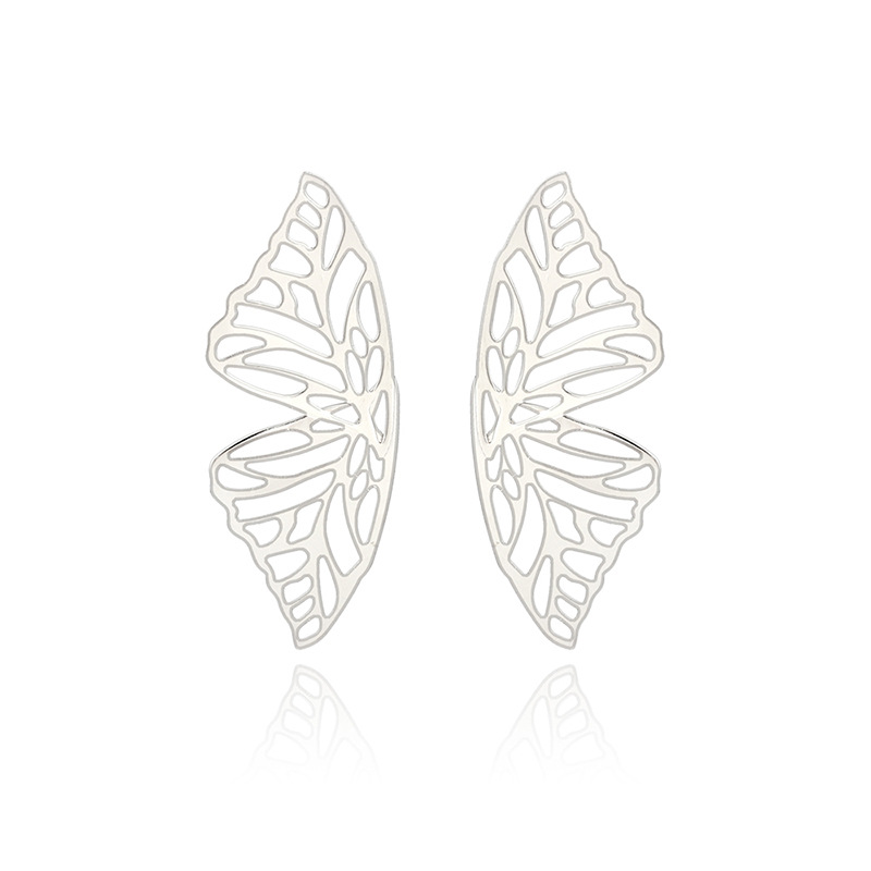 Grenz Überschreiten Der Heißer Verkauf Neue Kreative Mode Elegante Form Schmetterlings Ohrringe Frauen Nationals Til Natürliche Einfache Ohrringe Schmuck display picture 3