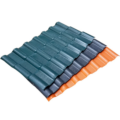 艾思森朗合成树脂瓦 瓦片屋顶 加厚型树脂瓦别墅仿古装饰琉璃瓦|ru