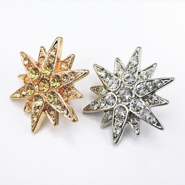 Six-pointed Star Small Brooch Collar Needle Men's Shirt Collar Button Korean Suit Corsage Badge Women's Collar Collar Collar Clip