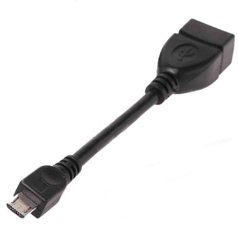 批发供应手机OTG数据线 USB母转microUSB公转接线 10公分 转接线