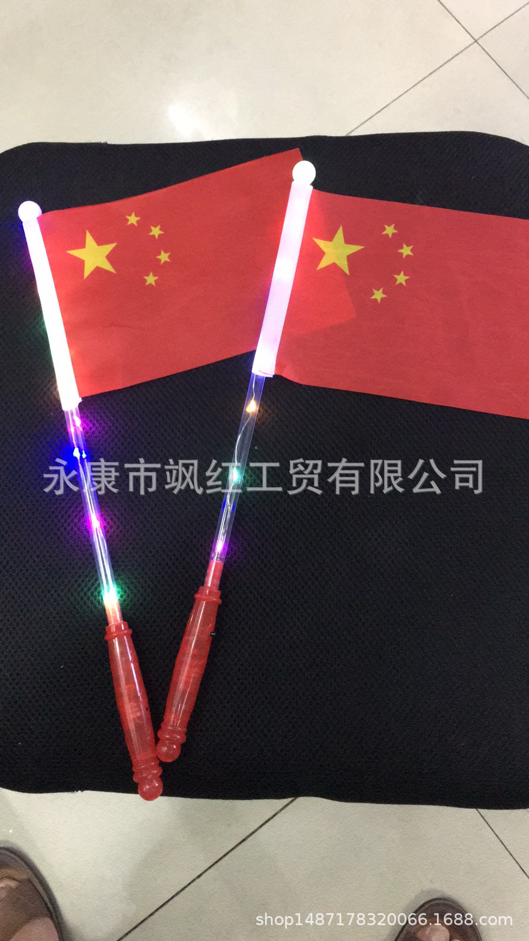 手举旗 10*15  14*21闪光棒小国旗 发箍旗详情2