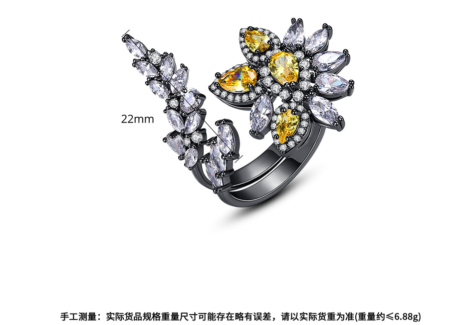 Jin Ser Orange Ring Ring ، أوروبا والولايات المتحدة ، والأزياء الإبداعية عبر الحدود display picture 6