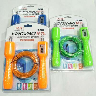 计数轴承钢丝跳绳成人健身小学生体育竞速中考达标竞技跳绳