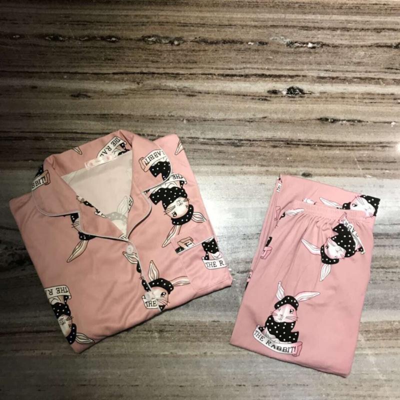 XNE-粉色兔子开衫长袖