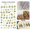 Fake nails, kids nail stickers, decorations, strawberry, nail decoration, sticker, flowered