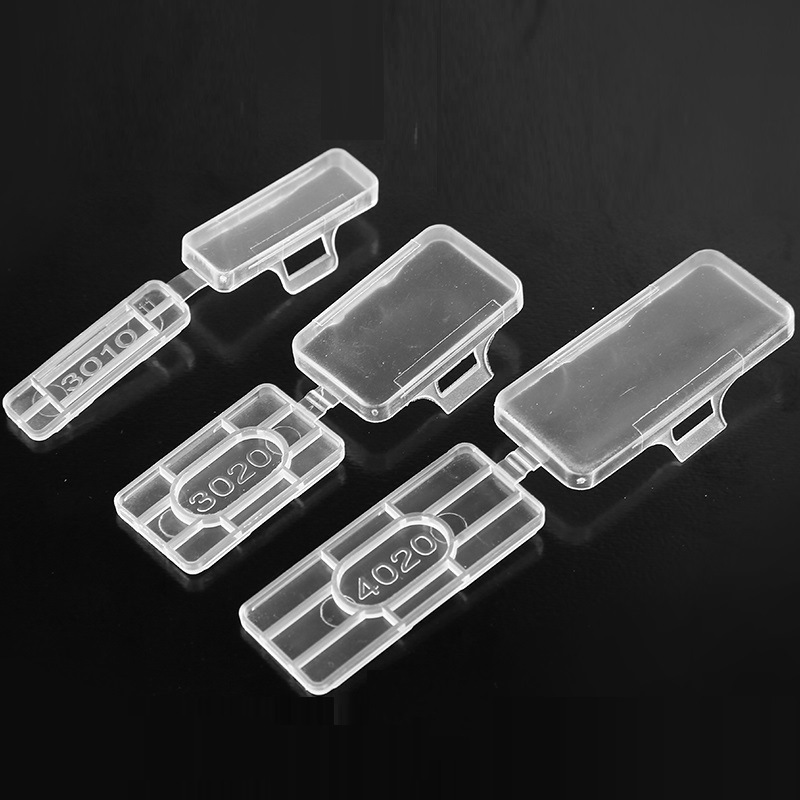 wkm8/30电缆标示牌防水透明线标盒扎带挂牌标示盒LMC